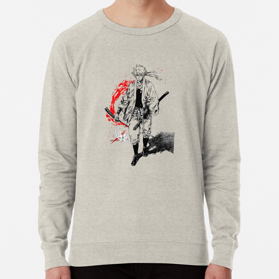 ssrcolightweight sweatshirtmensheather oatmealfrontsquare productx1000 bgf8f8f8 9 - Gintama Shop